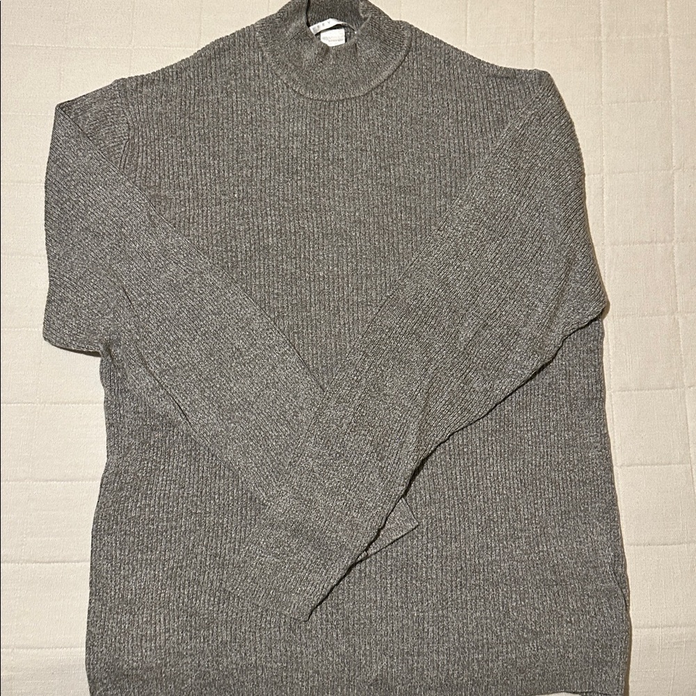 Perry Ellis Gray Knit Sweater
